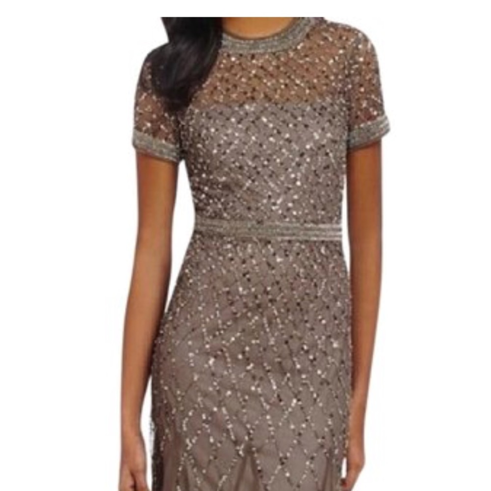 Adrianna Papell gown. Worn once. - Picture 3 of 7